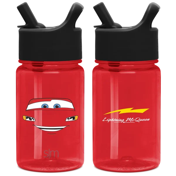 Summit Kids Plastic Water Bottle with Straw Lid